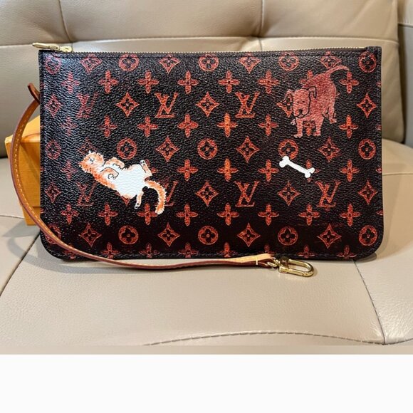 Rare LV Pochette Grace Coddington x Louis Vuitton - Picture 2 of 6